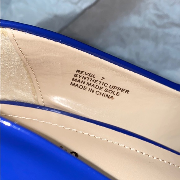 Zigi soho Blue and Gold Platform Heels - Picture 2 of 5